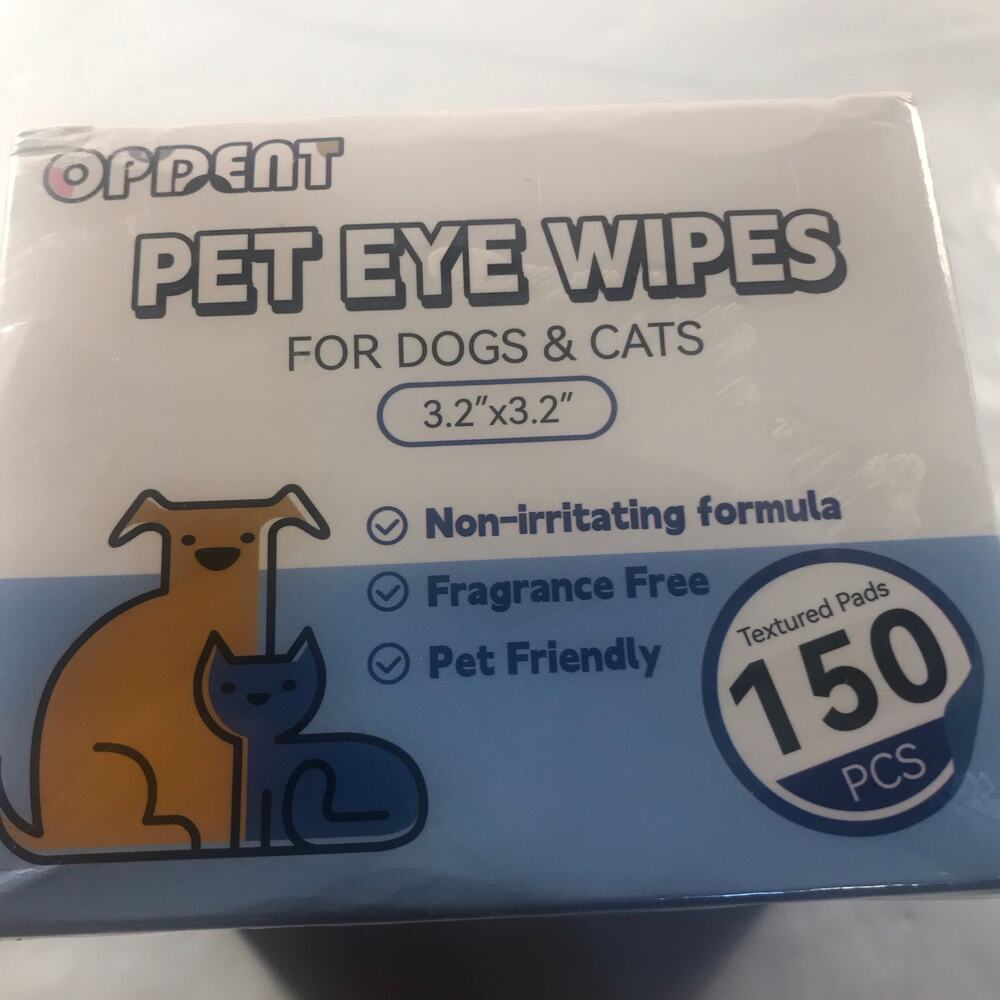 OPDENT Pet Eye Wipes for Dogs and Cats 150 wipes